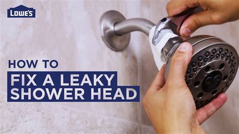 Step 6: Test for Leaks Shower Head